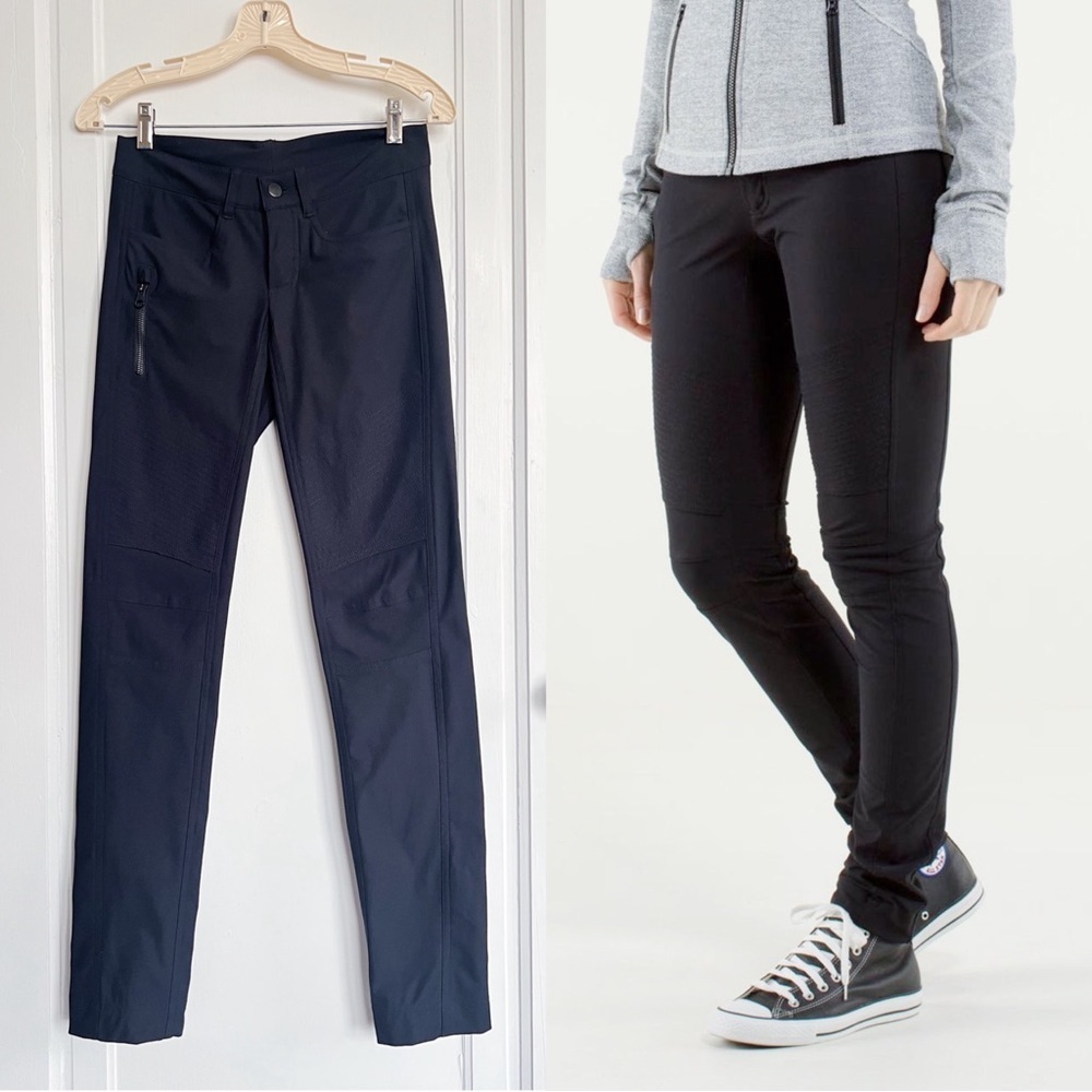 Lululemon • Bust A Move Pant moto slim straight skinny black